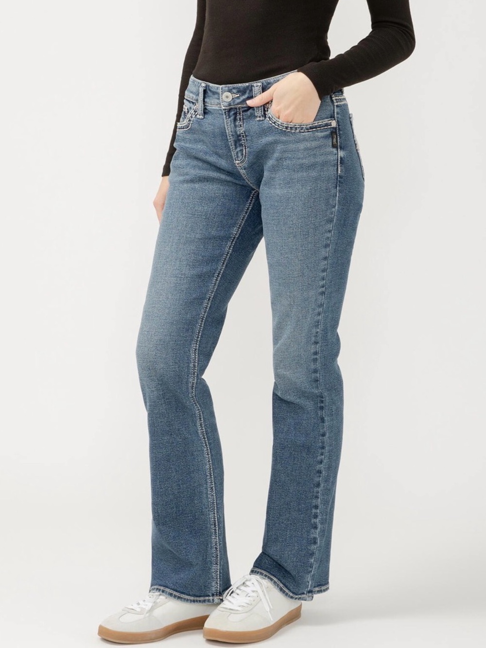 Silver Jeans “Elyse” Boot cut NWT - Picture 3 of 11
